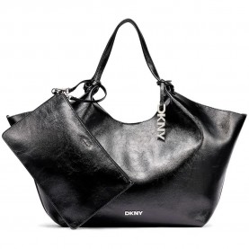 Чанта за през рамо DKNY Paula DW0300910 shoulder bag - Black (Black / Silver Black) чанта,за,през,рамо,всички,чанти,dkny,paula,dw0300910,shoulder,bag,black,(black,silver,black)