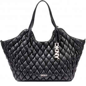 Чанта за през рамо DKNY Paula Mid shoulder bag - Black (Black / Silver Black) чанта,за,през,рамо,всички,чанти,dkny,paula,mid,shoulder,bag,black,(black,silver,black)