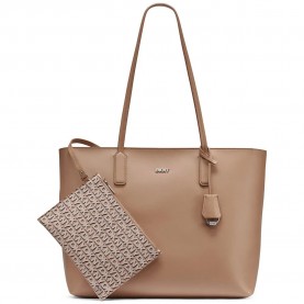 Чанта DKNY Saige DW0300709 tote bag - Beige (Cappucino Beige) чанта,всички,чанти,dkny,saige,dw0300709,tote,bag,beige,(cappucino,beige)