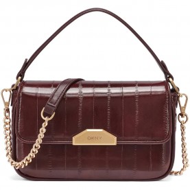 Чанта DKNY Willa Baguette Small bag - Red (Sangria Red) чанта,всички,чанти,dkny,willa,baguette,small,bag,red,(sangria,red)