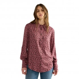 Риза с дълъг ръкав Wrangler Drama Collar long sleeve shirt - Pink (Pink Rose) риза,с,дълъг,ръкав,дамски,ризи,мъжки,ризи,wrangler,drama,collar,long,sleeve,shirt,pink,(pink,rose)
