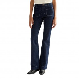 Дънки Wrangler Flare jeans - Blue (Dark Orbit) дънки,мъжки,панталони,дамски,панталони,wrangler,flare,jeans,blue,(dark,orbit)