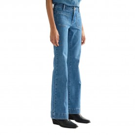 Дънки Wrangler Flare jeans - Blue (Indigo Rush) дънки,мъжки,панталони,дамски,панталони,wrangler,flare,jeans,blue,(indigo,rush)