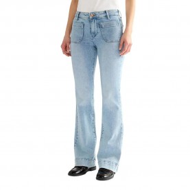 Дънки Wrangler Flare jeans - Blue (Pale Tides) дънки,мъжки,панталони,дамски,панталони,wrangler,flare,jeans,blue,(pale,tides)