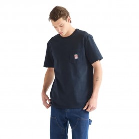 Тениска Wrangler Pocket short sleeve T-shirt - Blue (Dark Sapphire) тениска,мъжки,тениски,дамски,тениски,wrangler,pocket,short,sleeve,t,shirt,blue,(dark,sapphire)