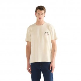 Тениска Wrangler Small Graphic short sleeve T-shirt - Beige (Almond Milk) тениска,мъжки,тениски,дамски,тениски,wrangler,small,graphic,short,sleeve,t,shirt,beige,(almond,milk)