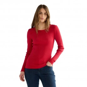 Тениска Wrangler Variegated Crew long sleeve T-shirt - Red (Chili Pepper) тениска,мъжки,тениски,дамски,тениски,wrangler,variegated,crew,long,sleeve,t,shirt,red,(chili,pepper)