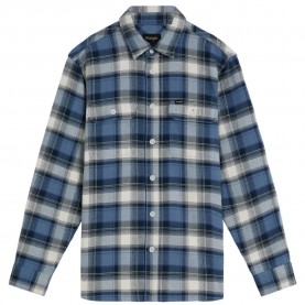 Риза с дълъг ръкав Wrangler Western Utility long sleeve shirt - Blue (Bering Sea) риза,с,дълъг,ръкав,дамски,ризи,мъжки,ризи,wrangler,western,utility,long,sleeve,shirt,blue,(bering,sea)