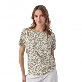 Тениска Redgreen Celina short sleeve T-shirt - Green (Light Green Pattern) тениска,мъжки,тениски,дамски,тениски,redgreen,celina,short,sleeve,t,shirt,green,(light,green,pattern)