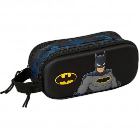 Safta Double 3D Batman pencil case - Black (Multicolor) ученически,принадлежности,safta,double,3d,batman,pencil,case,black,(multicolor)