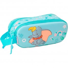 Safta Double 3D Dumbo pencil case - Blue (Multicolor) ученически,принадлежности,safta,double,3d,dumbo,pencil,case,blue,(multicolor)