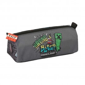 Safta Minecraft Graffiti pencil case - Grey (Multicolor) ученически,принадлежности,safta,minecraft,graffiti,pencil,case,grey,(multicolor)