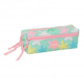 Safta Triple 22 cm Stars pencil case - Blue (Multicolor) ученически,принадлежности,safta,triple,22,cm,stars,pencil,case,blue,(multicolor)
