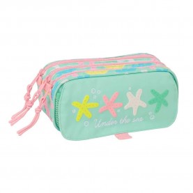 ученически,принадлежности,safta,triple,big,stars,pencil,case,green,(multicolor)