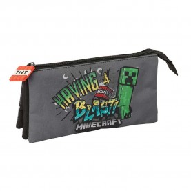 ученически,принадлежности,safta,triple,minecraft,graffiti,pencil,case,grey,(multicolor)