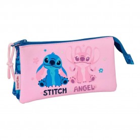 ученически,принадлежности,safta,triple,stitch,lio,pencil,case,pink,(multicolor)