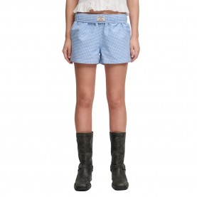 Къси панталони Superdry Cotton Elastic Check shorts - Blue (Blue Bonnet Gingham) къси,панталони,мъжки,панталони,дамски,панталони,superdry,cotton,elastic,check,shorts,blue,(blue,bonnet,gingham)