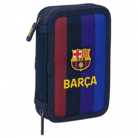 ученически,принадлежности,safta,fc,barcelona,26,27,pencil,case,29,units,blue,(multicolor)