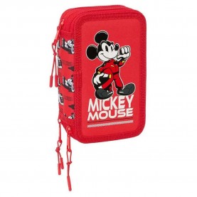 Safta Mickey & Friends Racing pencil case - Red (Multicolor) ученически,принадлежности,safta,mickey,&,friends,racing,pencil,case,red,(multicolor)