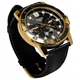 Часовник Casio MTPVD300G1EUD 45mm 3ATM Quartz Analogical watch refurbished - Golden (Golden / Black / Mineral) часовник,часовници,casio,mtpvd300g1eud,45mm,3atm,quartz,analogical,watch,refurbished,golden,(golden,black,mineral)