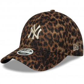 Шапка New era Cosy Leopard 9Forty New York Yankees cap - Brown (Med Brown) шапка,всички,шапки,new,era,cosy,leopard,9forty,new,york,yankees,cap,brown,(med,brown)