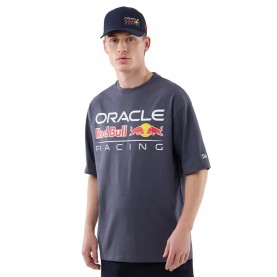 Тениска New era Logo Graphic Oversize Red Bull F1 short sleeve T-shirt - Grey (Grey Med) тениска,мъжки,тениски,дамски,тениски,new,era,logo,graphic,oversize,red,bull,f1,short,sleeve,t,shirt,grey,(grey,med)