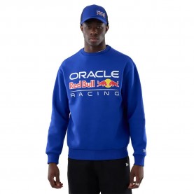Блуза New era Logo Oversize Crewneck Red Bull F1 sweatshirt - Blue (Med Blue) блуза,мъжки,пуловери,new,era,logo,oversize,crewneck,red,bull,f1,sweatshirt,blue,(med,blue)