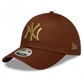 Шапка New era Metallic Logo 9Forty New York Yankees cap - Brown (Med Brown) шапка,всички,шапки,new,era,metallic,logo,9forty,new,york,yankees,cap,brown,(med,brown)