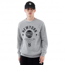 Блуза New era MLB Graphic Reg Crew New York Yankees sweatshirt - Grey (Grey Med) блуза,мъжки,пуловери,new,era,mlb,graphic,reg,crew,new,york,yankees,sweatshirt,grey,(grey,med)