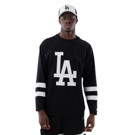 Тениска New era MLB Oversized Los Angeles Dodgers long sleeve T-shirt - Black (Black) тениска,мъжки,тениски,дамски,тениски,new,era,mlb,oversized,los,angeles,dodgers,long,sleeve,t,shirt,black,(black)