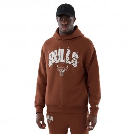 Суичър New era NBA Core Plus Chicago Bulls hoodie - Brown (Med Brown) суичър,мъжки,пуловери,new,era,nba,core,plus,chicago,bulls,hoodie,brown,(med,brown)