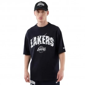 Тениска New era NBA Core Plus Oversize Los Angeles Lakers short sleeve T-shirt - Black (Navy) тениска,мъжки,тениски,дамски,тениски,new,era,nba,core,plus,oversize,los,angeles,lakers,short,sleeve,t,shirt,black,(navy)