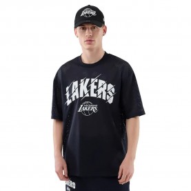 Тениска New era NBA Core Plus Oversize Mesh Los Angeles Lakers short sleeve T-shirt - Black (Navy) тениска,мъжки,тениски,дамски,тениски,new,era,nba,core,plus,oversize,mesh,los,angeles,lakers,short,sleeve,t,shirt,black,(navy)