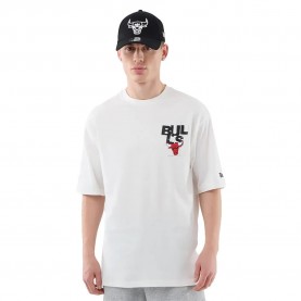Тениска New era NBA Player Graphic Oversize Chicago Bulls short sleeve T-shirt - White (White) тениска,мъжки,тениски,дамски,тениски,new,era,nba,player,graphic,oversize,chicago,bulls,short,sleeve,t,shirt,white,(white)