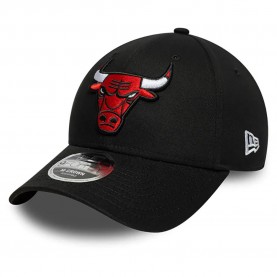 Шапка New era NBA Side Script 9Forty Mid Crown Chicago Bulls cap - Black (Black) шапка,всички,шапки,new,era,nba,side,script,9forty,mid,crown,chicago,bulls,cap,black,(black)