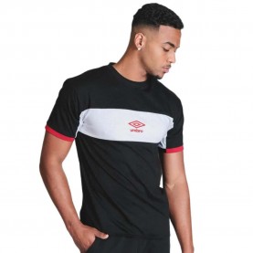 Тениска Umbro Terrace Jersey short sleeve T-shirt - Black (Black / White / Chilli Pepper) тениска,мъжки,тениски,дамски,тениски,umbro,terrace,jersey,short,sleeve,t,shirt,black,(black,white,chilli,pepper)