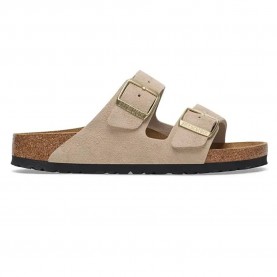 Сандали Birkenstock Arizona Suede Leather sandals - Beige (Sandcastle) сандали,дамски,сандали,и,чехли,birkenstock,arizona,suede,leather,sandals,beige,(sandcastle)