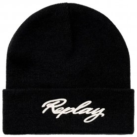 Шапка Replay AX006O.000.A7243Q beanie - Black (Black) шапка,всички,шапки,replay,ax006o.000.a7243q,beanie,black,(black)