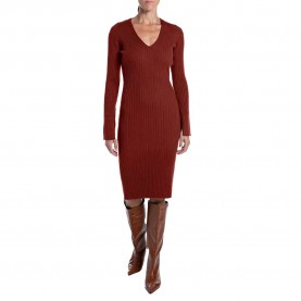 Рокля Replay DK0096.000.723SG long sleeve short dress - Red (Fired Brick) рокля,дамски,поли,и,рокли,replay,dk0096.000.723sg,long,sleeve,short,dress,red,(fired,brick)