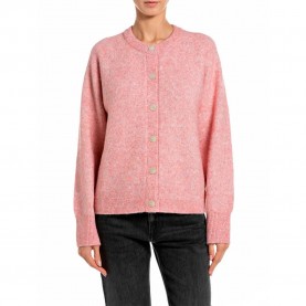 Блуза Replay DK009F.000.723TZ sweater - Pink (M90 Pink Violet Melange) блуза,мъжки,пуловери,дамски,пуловери,replay,dk009f.000.723tz,sweater,pink,(m90,pink,violet,melange)