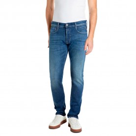 Панталони Replay M1005.000.573224 pants - Blue (Medium Blue) панталони,мъжки,панталони,дамски,панталони,replay,m1005.000.573224,pants,blue,(medium,blue)