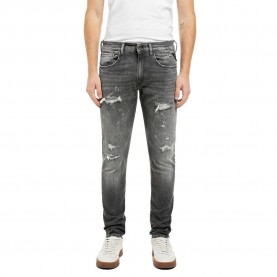 Панталони Replay M1051.00Q.199256 pants - Grey (Dark Grey) панталони,мъжки,панталони,дамски,панталони,replay,m1051.00q.199256,pants,grey,(dark,grey)