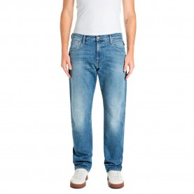 Панталони Replay M1075.00B.727286 pants - Blue (Medium Blue) панталони,мъжки,панталони,дамски,панталони,replay,m1075.00b.727286,pants,blue,(medium,blue)