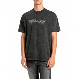 тениска,мъжки,тениски,дамски,тениски,replay,m12bf.003.7242kg,short,sleeve,t,shirt,grey,(raven)