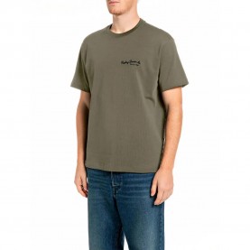 Тениска Replay M12BF.004.7242KW T-shirt - Green (Ivy Green) тениска,мъжки,тениски,дамски,тениски,replay,m12bf.004.7242kw,t,shirt,green,(ivy,green)