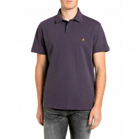 Replay M13LZ.000.00L05G short sleeve polo - Purple (Nightshade) дамски,блузи,с,яка,мъжки,блузи,с,яка,replay,m13lz.000.00l05g,short,sleeve,polo,purple,(nightshade)