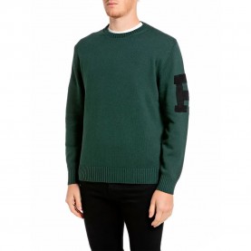 Блуза Replay UK0087.000.72228 sweater - Green (Ponderosa Pine) блуза,мъжки,пуловери,дамски,пуловери,replay,uk0087.000.72228,sweater,green,(ponderosa,pine)