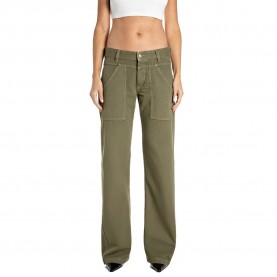 Панталони Replay W000J.000.723PRG pants - Green (Military Olive) панталони,мъжки,панталони,дамски,панталони,replay,w000j.000.723prg,pants,green,(military,olive)