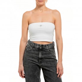 Replay W08O6.000.723OM Top - White (Natural White) дамски,топове,replay,w08o6.000.723om,top,white,(natural,white)