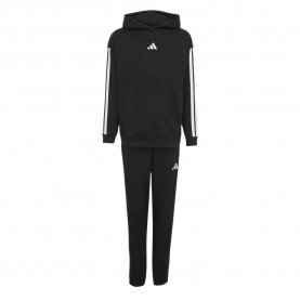 анцуг,детски,анцузи,adidas,3,stripes,essentials,fleece,tracksuit,black,(black)
